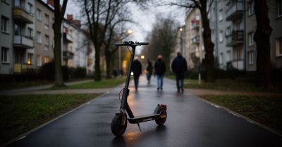 Prawie 3 promile na hulajnodze. Mandat 2500 zł